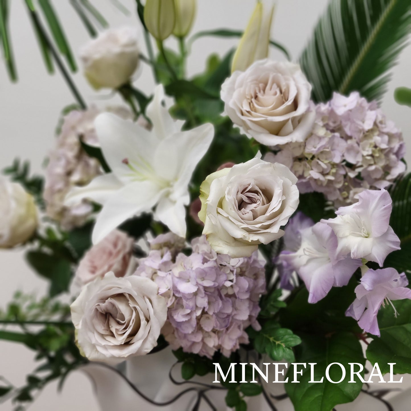 Sympathy Vase & Basket Arrangement