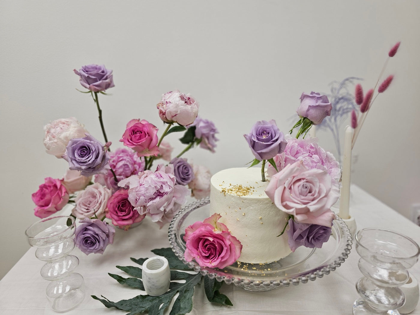 cake set - rose & pp ( DM for detail )