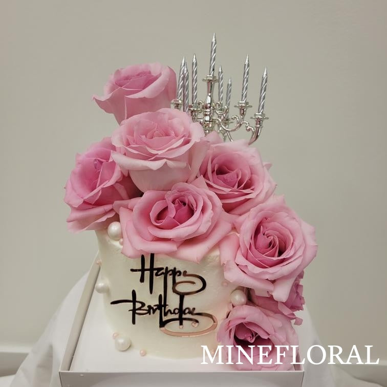 cake set - rose castle