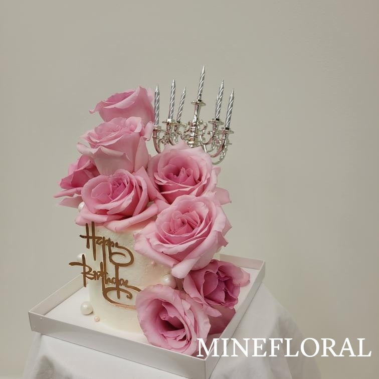 cake set - rose castle