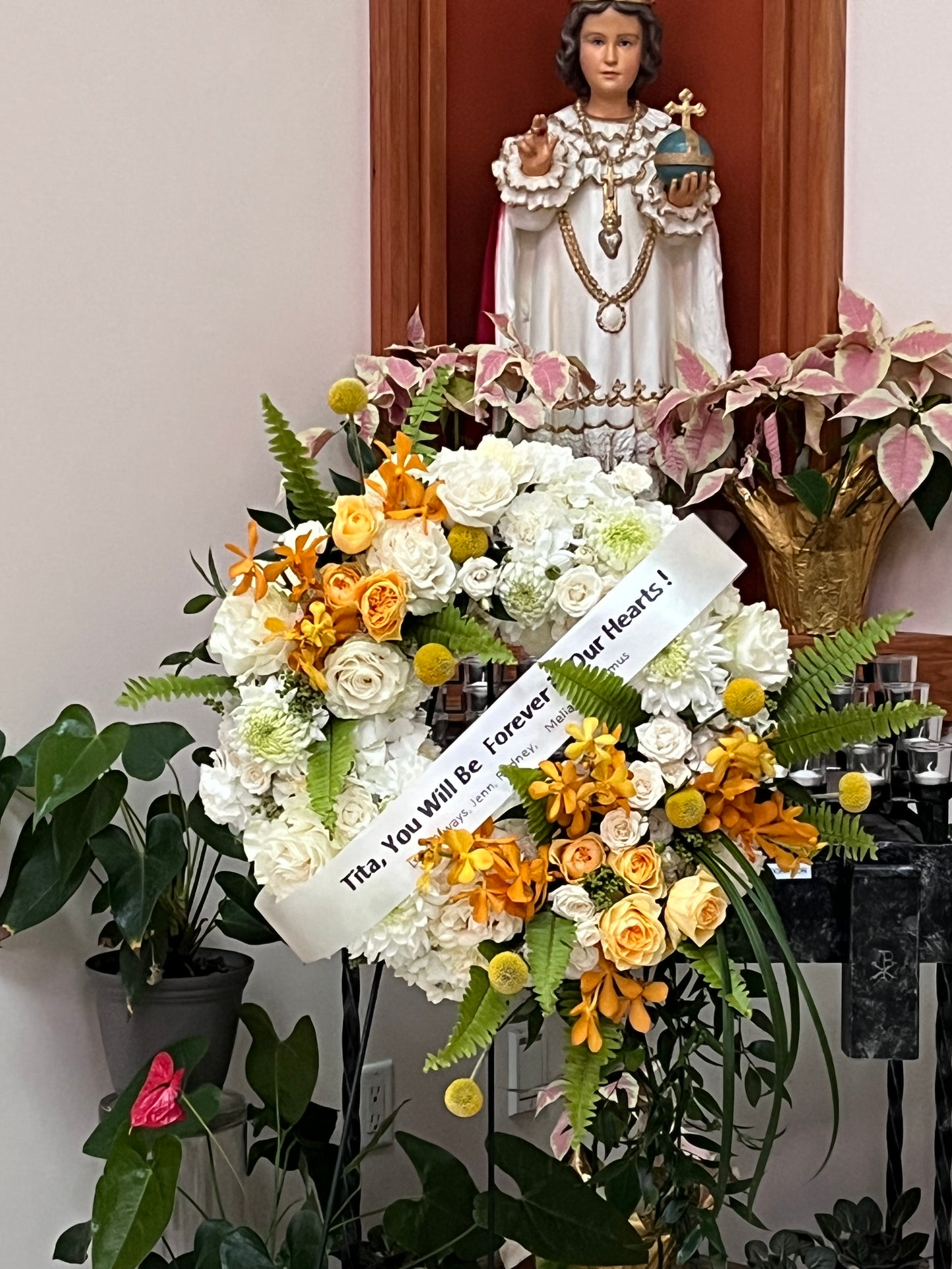 Standing Memorial Wreath